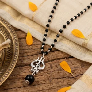 Home om shiva trishul karungali mala